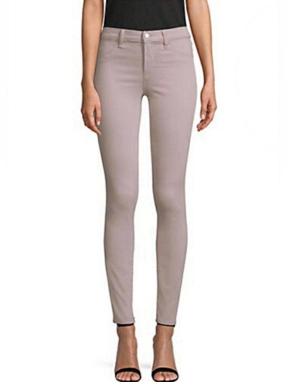 J Brand Mid Rise Super Skinny Sateen Jeans, Sz 29